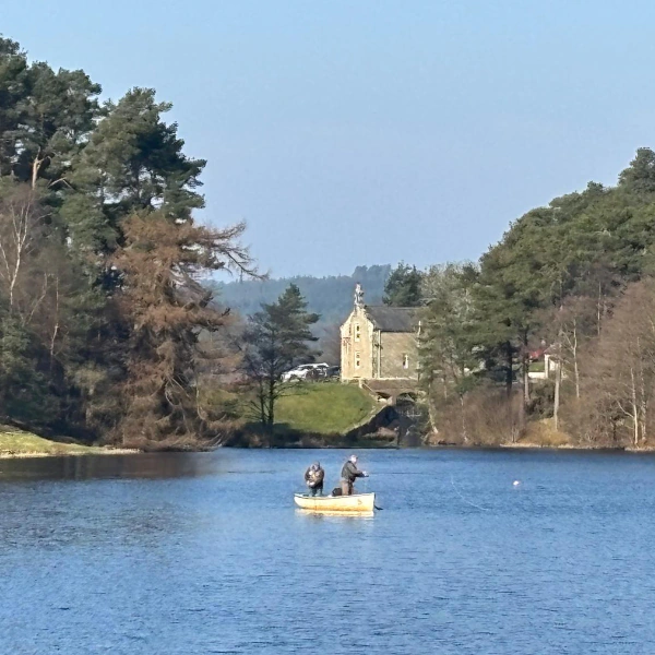 Boat anglers on Little Lough